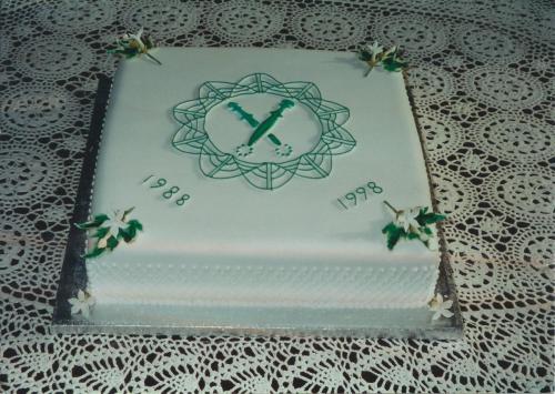 10th Anniversary Cake 1998